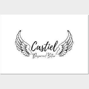 Castiel deserved better with wings Posters and Art